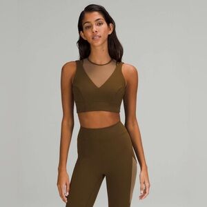 NWT! lululemon LAB mesh high-neck bra - size 4